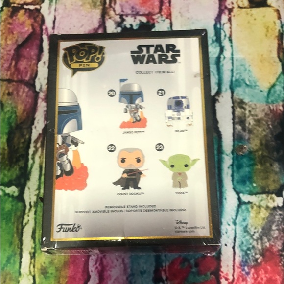 Pop Jango Fett Action Figure - Blue and Silver - Picture 2 of 5